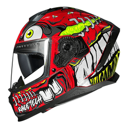 Capacete Race Tech Volt Croc - Vermelho. - Moto One