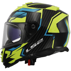 Capacete Ls2 Ff800 Storm Tracker - Preto/amarelo - Moto One