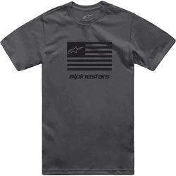 Camiseta Alpinestars Flag - Cinza Preto - Moto One