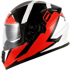 Capacete Norisk Ff302 Ridic - Preto Branco Vermelh - Moto One