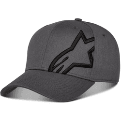 Boné Alpinestars Corp Snap 2 - Cinza e Preto - Sna... - Moto One