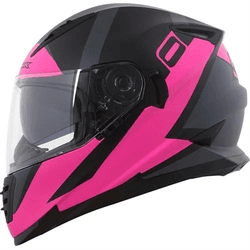 Capacete Norisk Ff302 Ridic - Preto Rosa - Moto One