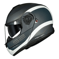 Capacete Ls2 Ff908 Strobe Ii Victory - Cinza Fosco... - Moto One