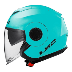 Capacete Ls2 Of570 Verso - Cyan - Moto One