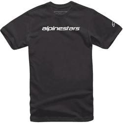 Camiseta Alpinestars Linear Wordmark - Preto cinza - Moto One