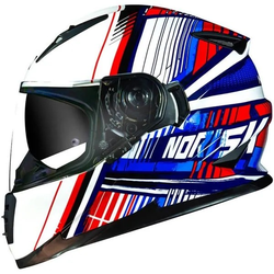 Capacete Norisk Ff302 Advance - Branco - Moto One