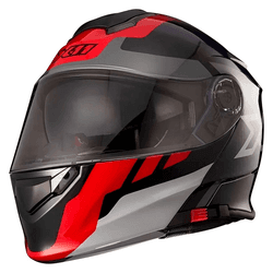 Capacete X11 Turner Prisma Escamoteável - Azul/ver... - Moto One