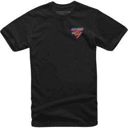 Camiseta Alpinestars Racing Then - Preto - Moto One
