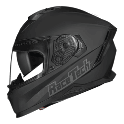 Capacete Race Tech Volt Monocolor - Preto Fosco. - Moto One