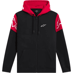 Moletom Alpinestars Velocity Hoodie - Preto vermel... - Moto One