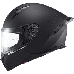 Capacete Texx Raptor Solid - Preto Fosco - Moto One