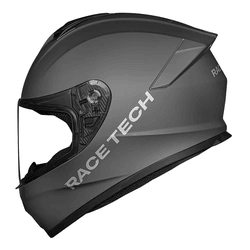 Capacete Race Tech Hit Monocolor - Titanium Fosco. - Moto One