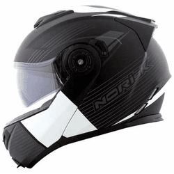 Capacete Norisk Ff345 Route Stroke - Preto Cinza B... - Moto One