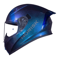 Capacete Norisk Flow Monocolor - Azul - Moto One