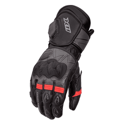 Luva X11 Racer 2 - Preto Cinza Vermelho - Moto One