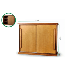 Cômoda Sapateira Portas de Correr - Nathalia - 46... - Móveis Rezende 