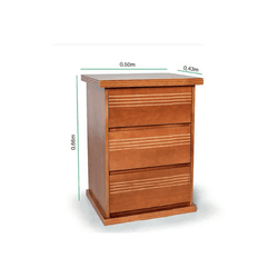 Mesa de Cabeceira Dubai-Nathalia - Mesa de Cabecei... - Móveis Rezende 