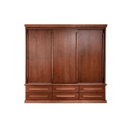 Roupeiro c/ Portas de Correr e Gvetas Externas - N... - Móveis Rezende 