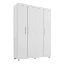 Roupeiro Padua Branco- LANZA - 65 - Móveis Rezende 
