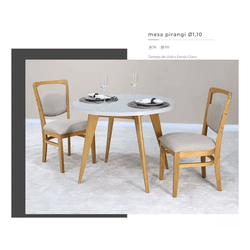 Mesa Pirangi Ø1,10 - 7451 - Móveis Rezende 