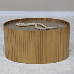 Mesa Apoio Luna Oval - 10034 - Móveis Rezende 