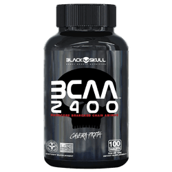 BCAA 2400 100 Tabletes Black Skull - 7898708730946 - MSK Suplementos