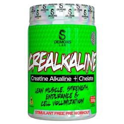 Crealkaline Creatina Alkalina + Chelate 300g Demon... - MSK Suplementos