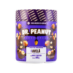 Pasta de Amendoin 600g Dr. Peanut Power Avelã - 06... - MSK Suplementos