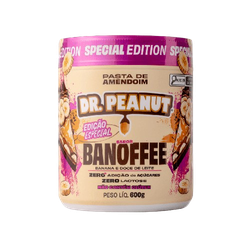 Pasta de Amendoin 600g Dr. Peanut Power Banoffee Z... - MSK Suplementos