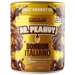 Pasta de Amendoin 600g Dr. Peanut Power BomBom Ita... - MSK Suplementos