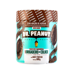 Pasta de Amendoin 600g Dr. Peanut Power Brigadeiro... - MSK Suplementos
