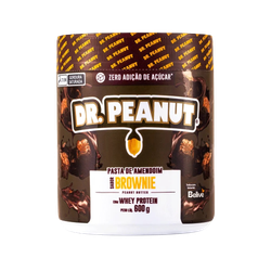 Pasta de Amendoin 600g Dr. Peanut Power Brownie - ... - MSK Suplementos