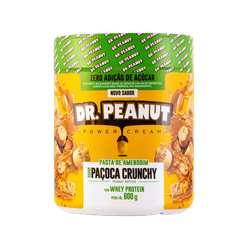 Pasta de Amendoin 600g Dr. Peanut Power Paçoca Cru... - MSK Suplementos