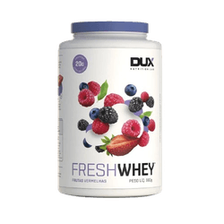 Whey Protein 3W Fresh Whey Pote 900g Dux Nutrition Lab Frutas Vermelhas