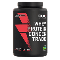 Whey Protein Concentrado Pote 900g Dux Nutrition Lab Chocolate