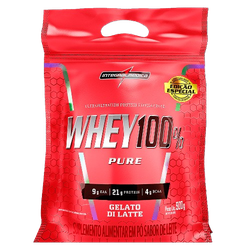 Whey 100% Pure Refil 900g Integral Médica Gelato d... - MSK Suplementos