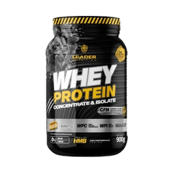 Whey Protein Concentrado E Isolado Pote 900g Leade... - MSK Suplementos