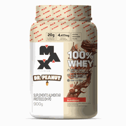 Whey 100% Pote 900g Max Titanium Dr. Peanut Buenissimo