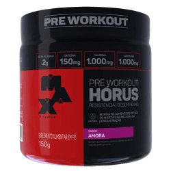 Hórus Pré Workout 150g Max Titanium Amora - 789994... - MSK Suplementos