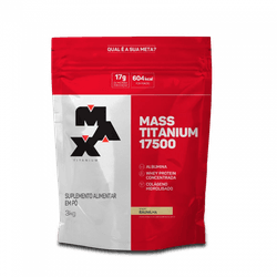 Mass Titanium 17.500 3kg Max Titanium Baunilha - 7... - MSK Suplementos