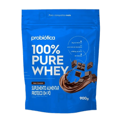 Whey 100% Pure Whey Refil 900g Probiótica Chocolat... - MSK Suplementos