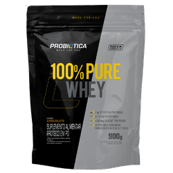 Whey 100% Pure Whey Refil 900g Probiótica Chocolat... - MSK Suplementos