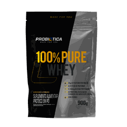 Whey 100% Pure Whey Refil 900g Probiótica Cookies ... - MSK Suplementos