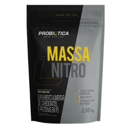 Massa Nitro 2,52kg Probiótica Baunilha - 789994120... - MSK Suplementos