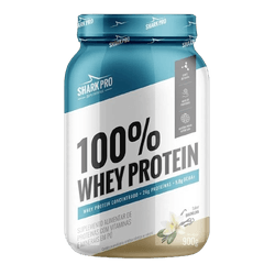 100% Whey Protein Pote 900g Shark Pro Baunilha - 7... - MSK Suplementos
