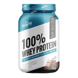 100% Whey Protein Pote 900g Shark Pro Chocolate - ... - MSK Suplementos