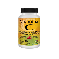 Vitamina C 1000mg 60Caps Terra Verde - 78981587989... - MSK Suplementos
