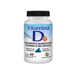 Vitamina D 2000UI 500mg 60Caps Terra Verde - 78981... - MSK Suplementos