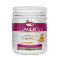 Colagentek Colágeno 300g Vitafor Laranja com Acero... - MSK Suplementos