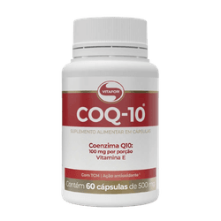 COQ10 Coenzima 100mg Vitamina E 500mg 60Caps VitaF... - MSK Suplementos